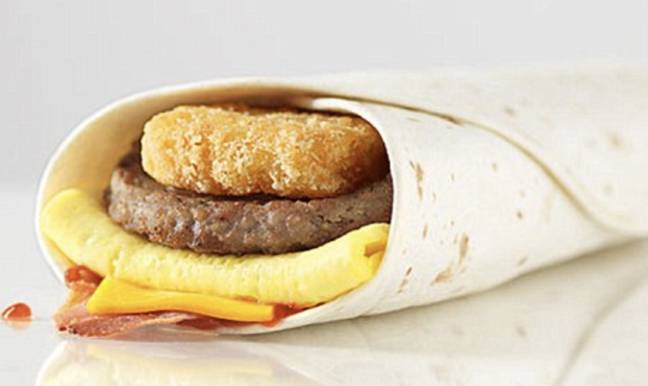 The breakfast wrap is also gone for good (Credit: McDonald's)