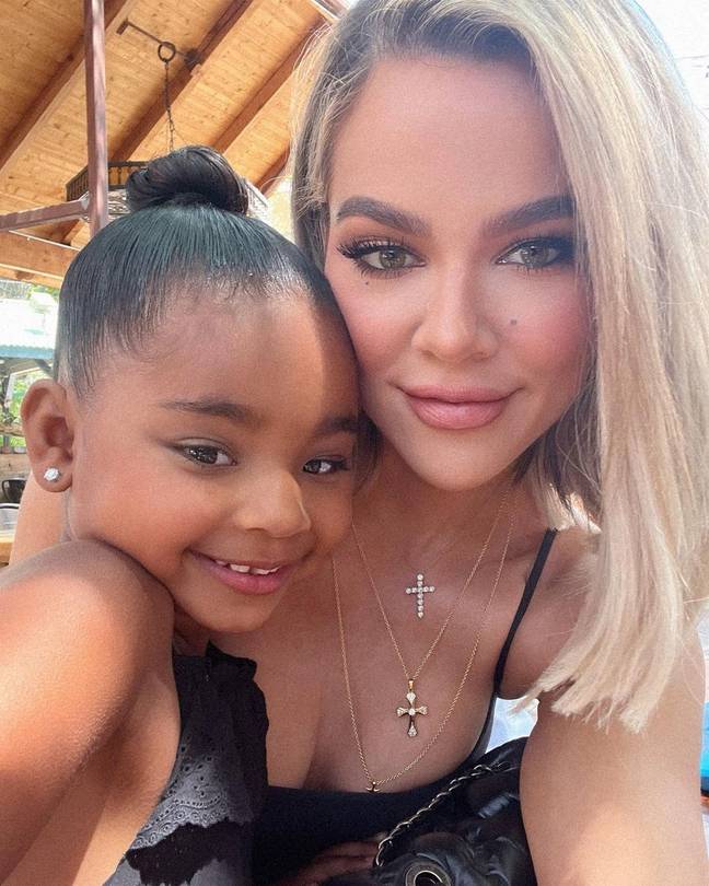 Khloé has opened up about being a mum-of-two. Credit: @khloekardashian/Instagram