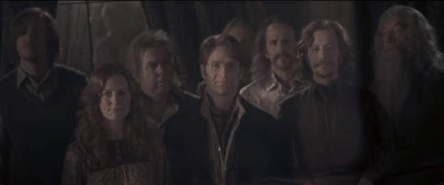 Dumbledore is seen watching Pettigrew (Credit: Warner Bros)