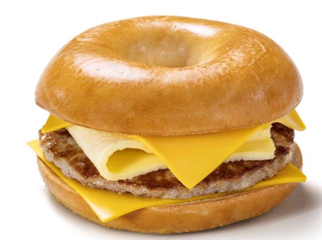 The breakfast bagel is gone forever (Credit: McDonald's)
