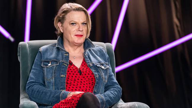 Eddie Izzard was asked for her pronoun preference in December 2020. Credit: Sky Arts
