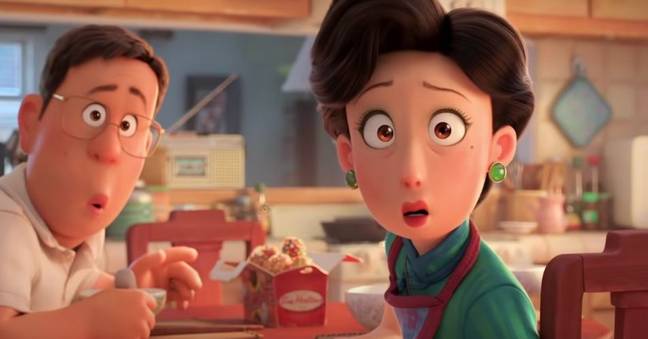 Sandra plays  Mei’s protective, if not slightly overbearing mother, Ming.(Credit: Pixar)