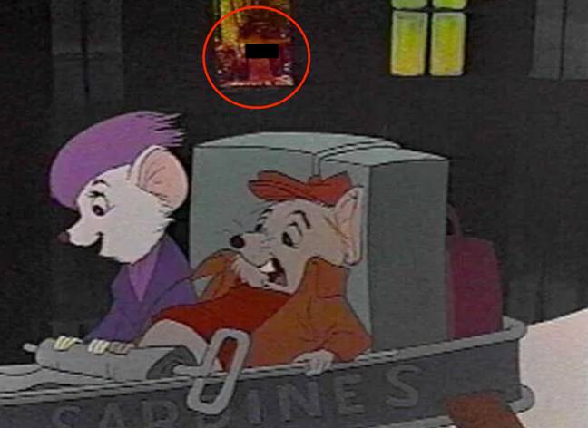 How the image ended up in the movie is a total mystery (Credit: Disney)