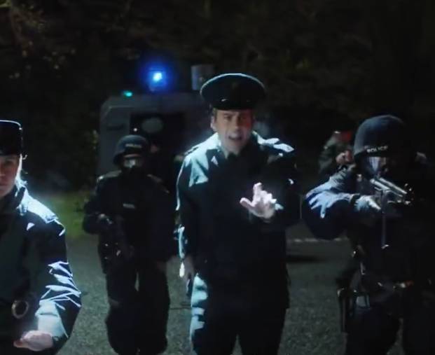 The teens are caught by the officers (Credit: Channel 4)