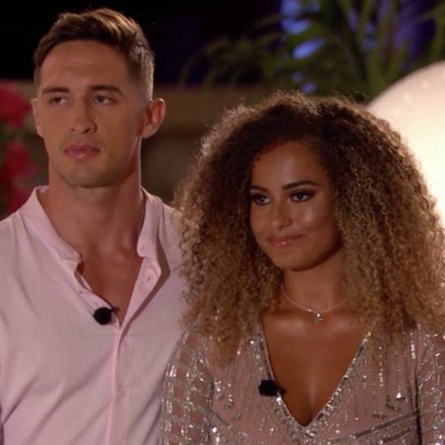 Amber won the 2019 series of Love Island with Greg O’Shea. Credit: ITV