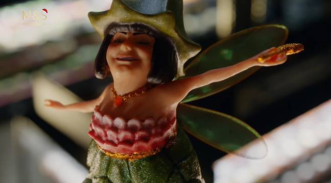Dawn French voices a very clumsy fairy. [Credit: M&amp;S/YouTube]
