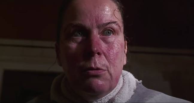Pam Ferris had to &quot;suffer through&quot; serious training to perform Miss Trunchbull's hammer throw. (Credit: Sony Pictures)