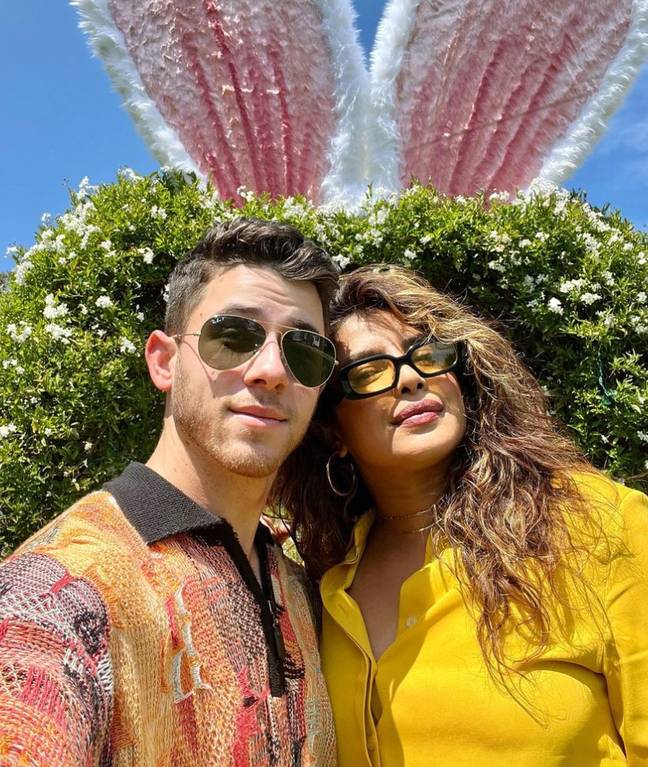 The couple welcomed their first child together in January 2022. (Credit: Instagram/@priyankachopra)