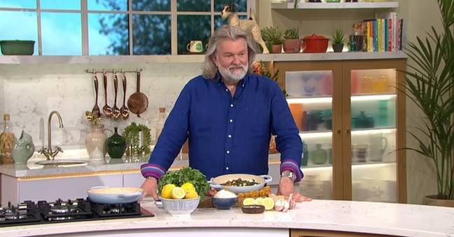 Hairy Bikers star Si King gave fans an update on pal Dave Meyers' cancer battle. Credit: ITV/This Morning