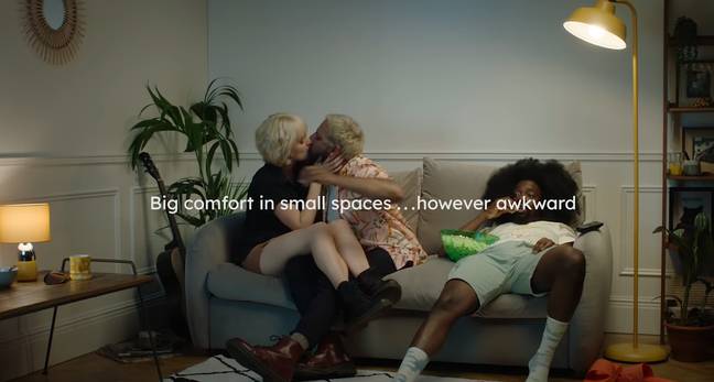 The advert is Snug's latest campaign launching The Small Biggie (Credit: Snug)