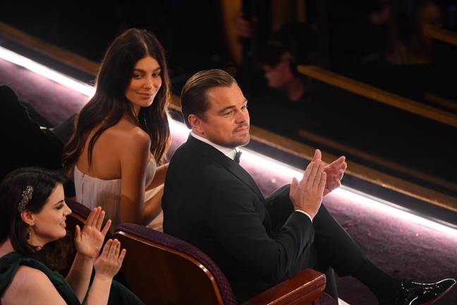 Leonardo and Camilla at the Oscars in 2020. Credit: Alamy / Sipa US
