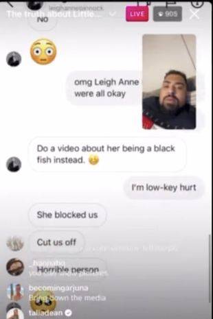 The DMs allegedly show Leigh-Anne calling Jesy a &quot;horrible person&quot; (Credit: Twitter)