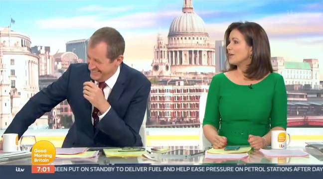 Susanna Reid asked the host about Laura's breakfast (Credit: ITV)