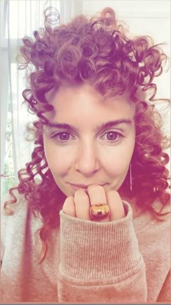 Stacey Dooley looks incredible with curly hair (Credit: Instagram - staceydooley)
