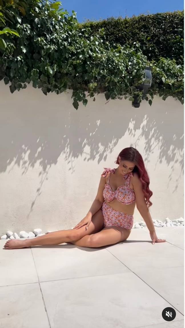Stacey Solomon feared people’s “opinions” on her body in her recent swimwear shoot. Credit: Instagram / @staceysolomon.