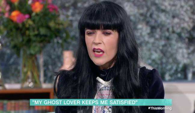 The guest spoke of her ghostly beau (Credit: ITV)