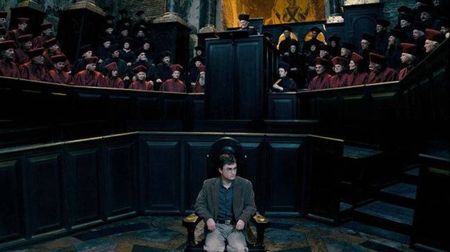 Harry faces trial in the fifth film (Credit: Warner Bros)