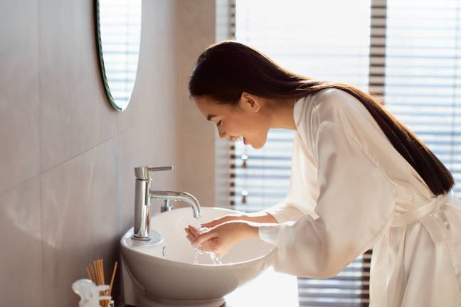 Should you drink from your bathroom tap? (Credit: Shutterstock)
