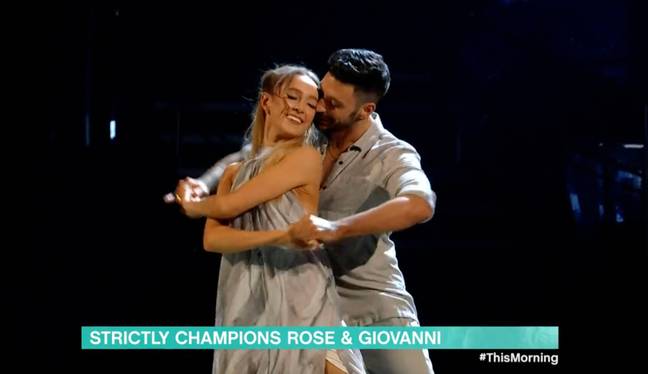 The pair will perform the iconic dance (Credit: ITV)