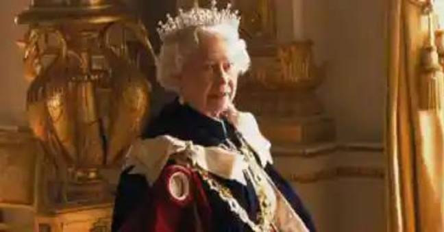 Queen Elizabeth spoke back when asked to remove her crown. (Credit: BBC)