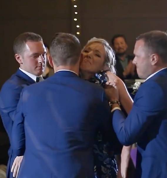 Zak Poirier was determined to dance with his mum at his wedding. Credit: z_poirier/Instagram/Good Morning America