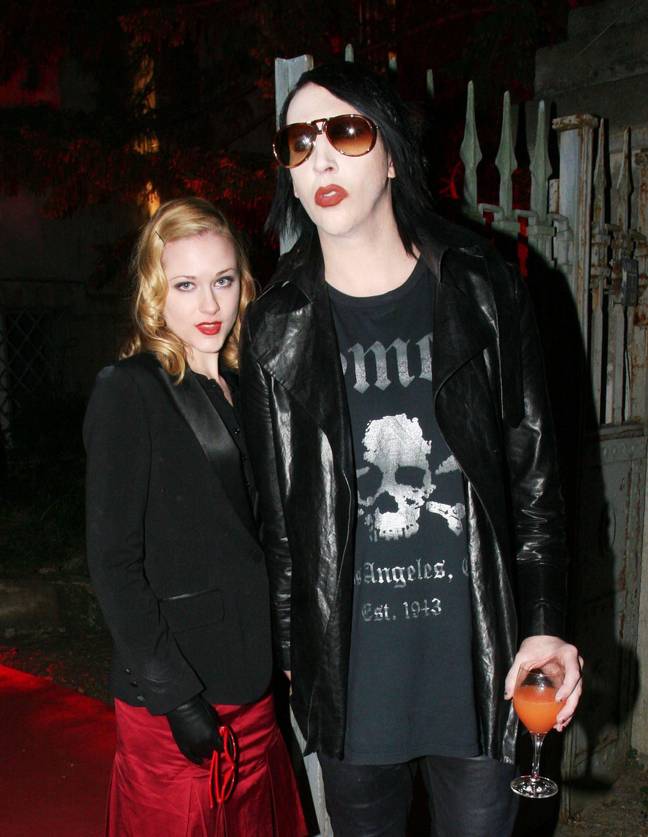 Evan Rachel Wood and Marilyn Manson, who started dating over 15 years ago. (Alamy)