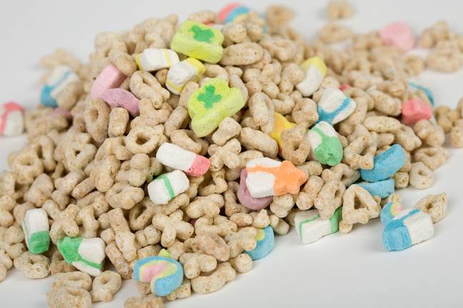 Lucky Charms, one of the US’ most popular marshmallow-filled cereals, is being investigated by the Food and Drug Administration (FDA). Credit: Alamy