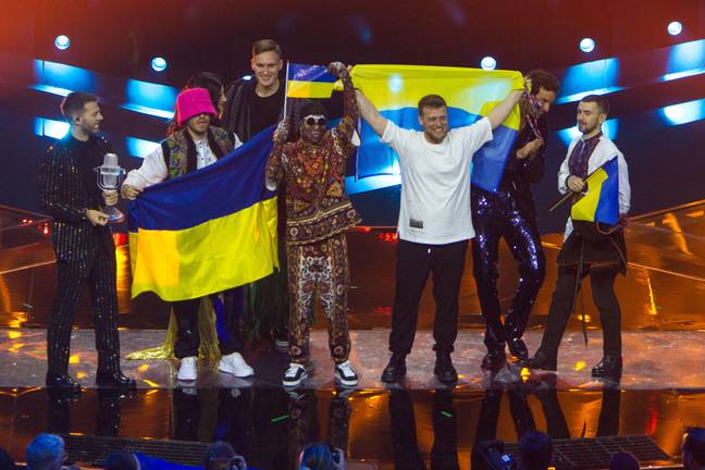 Ukrainian rap group Kalush Orchestra won Eurovision, however Russian forces have reportedly responded to the win with a chilling message. Credit: Alamy