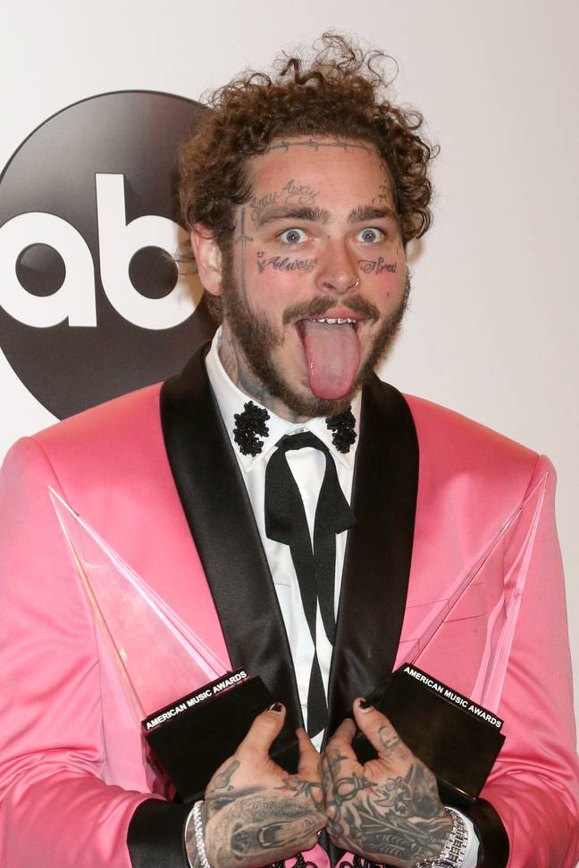 Post Malone can smoke up to 80 cigarettes a day. Credit: Shutterstock 