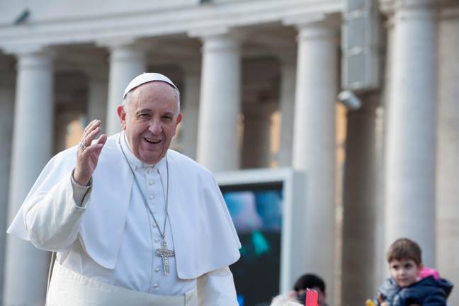 Pope Francis has compared getting an abortion to 'hiring a hitman'. Credit: Alamy