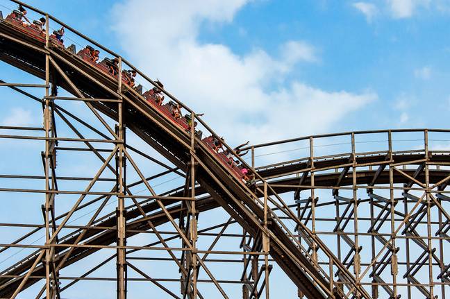 Five people have been taken to hospital in New Jersey following an incident at Six Flags Great Adventure. Credit: Mira / Alamy Stock Photo