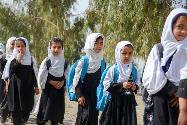 Primary school students in Afghanistan. Credit: Alamy