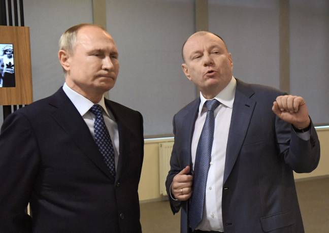 Vladimir Putin and Vladimir Potanin. Credit: Alamy