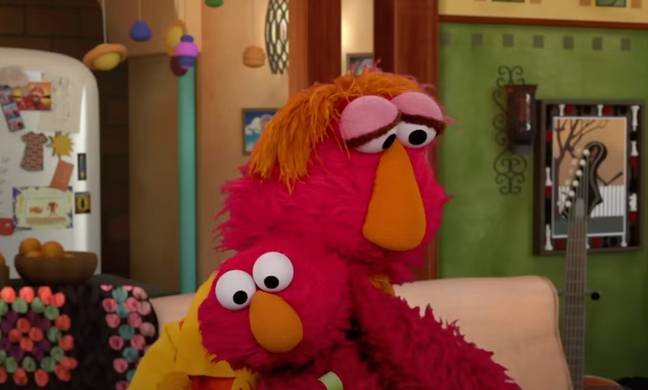 The Sesame Street episode showed Elmo receiving the Covid-19 vaccine. Credit: PBS