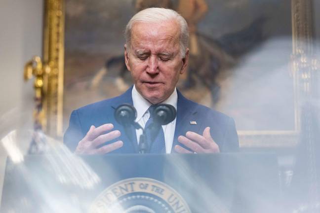 President Joe Biden addressed the nation following the tragedy in Texas. Credit: Alamy