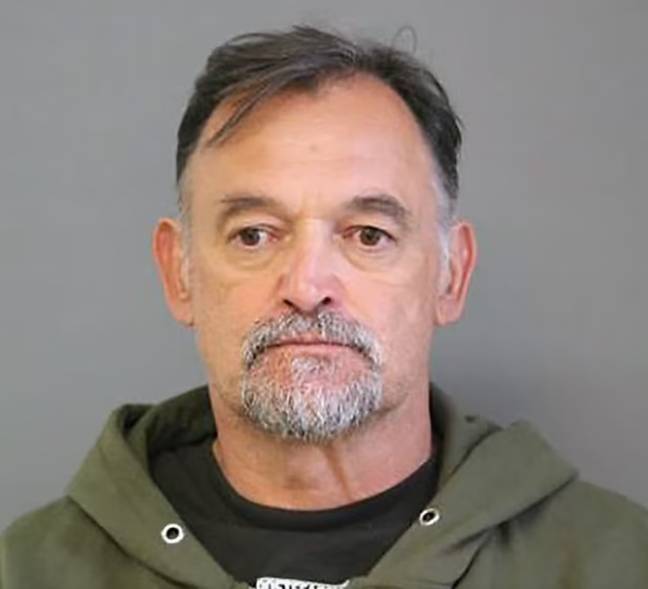 Randy Frank Davila was arrested after walking out onto the wing of a plane. Credit: Chicago Police Department