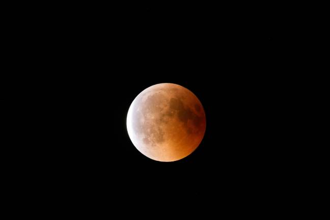 The lunar eclipse will kick off on 15 May. Credit: Alamy