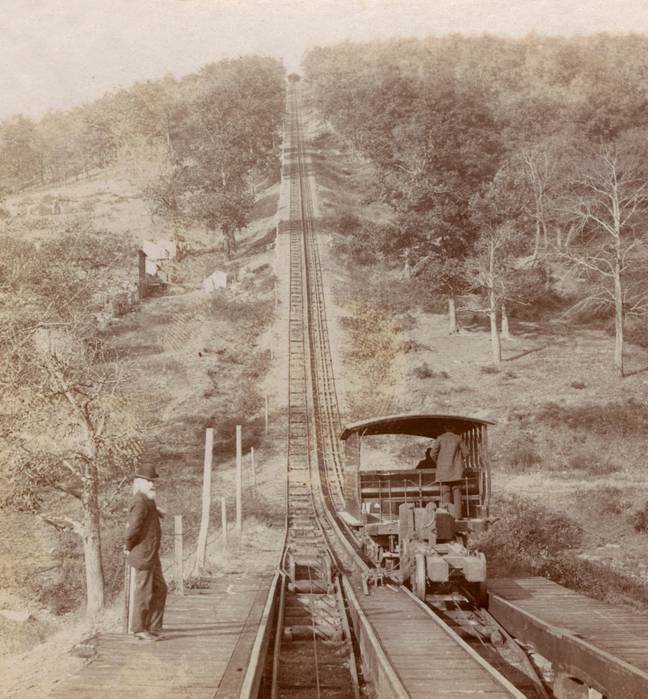 The switchback railway inspired Thompson. Credit: Chronicle / Alamy Stock Photo