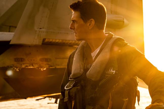 Tom Cruise in Top Gun: Maverick.  Credits: Paramount Pictures