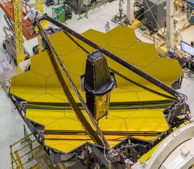 The James Webb Telescope will reveal its first observations this summer. Credit: Alamy