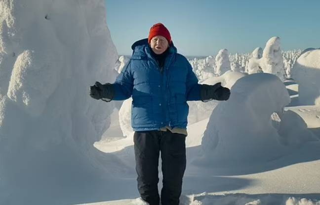 David Attenborough in Finland (BBC)