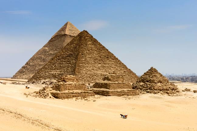The Egyptian pyramids are a hugely famous tourist spot. Credit: Alamy