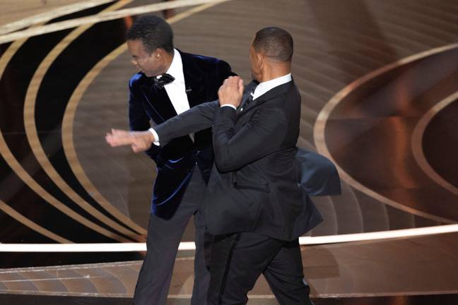 Will Smith smacked Chris Rock during the Oscars. Credit: Alamy