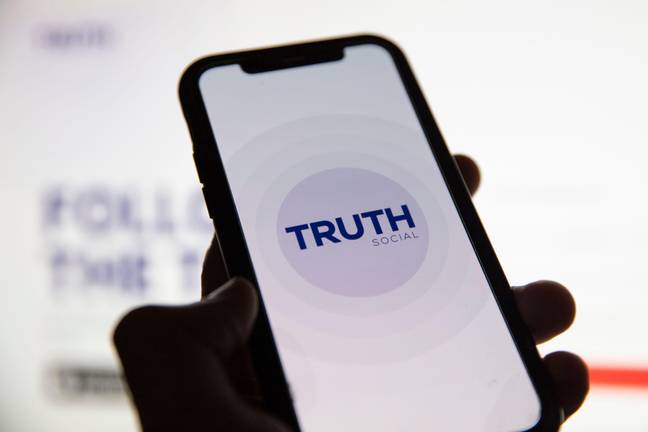 TRUTH Social has dipped by more than 90 percent since March. Credit: Alamy