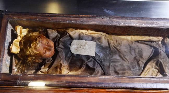 Thousands of people visit the preserved body of Rosalia Lombardo each year. Credit: Boaz Rottem/Alamy Stock Photo