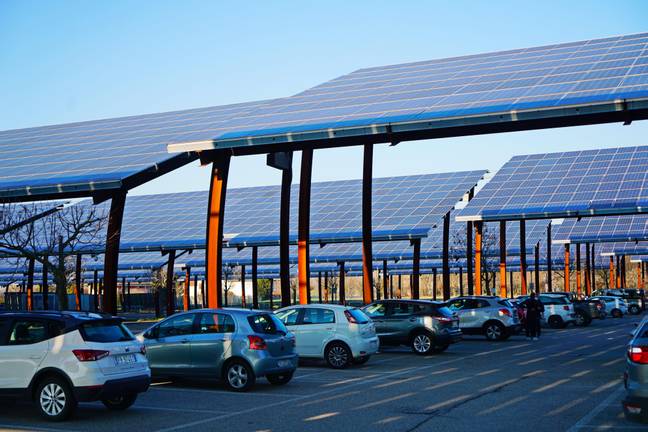 Solar Panels in Puglia, Italy. Credit: Alamy