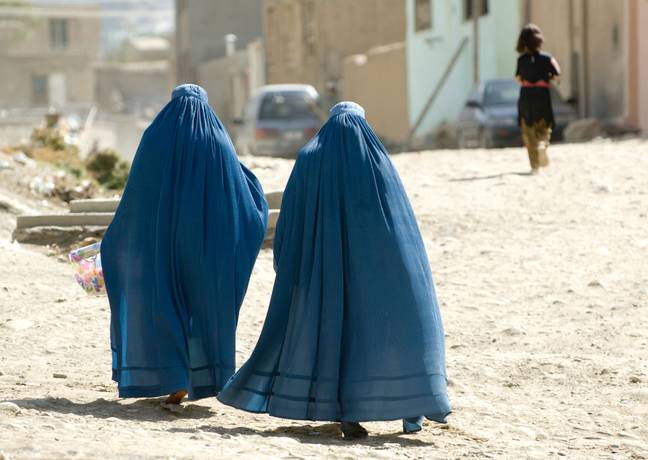 The Taliban has ruled women will have to cover their face. Credit: Alamy