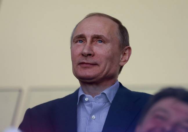 Russian president Vladimir Putin at the 2014 Sochi Olympic Games. (Alamy)