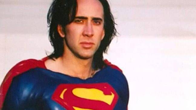 Nicholas Cage nearly ended up as Superman, but his movie ended up on the scrapheap. Credit: Warner Bros.