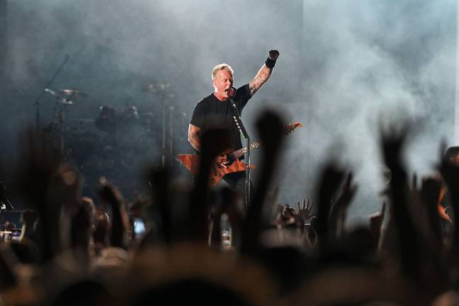 Metallica playing the Nos Alive festival this year. Credit: Sipa US / Alamy Stock Photo